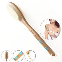 Double-Sided Shower Brush Long Handle